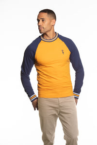 Men's Full Sleeve -Ribbed crew neck sports fit