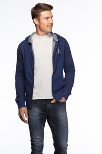 Men's full sleeve reversible hooded jacket