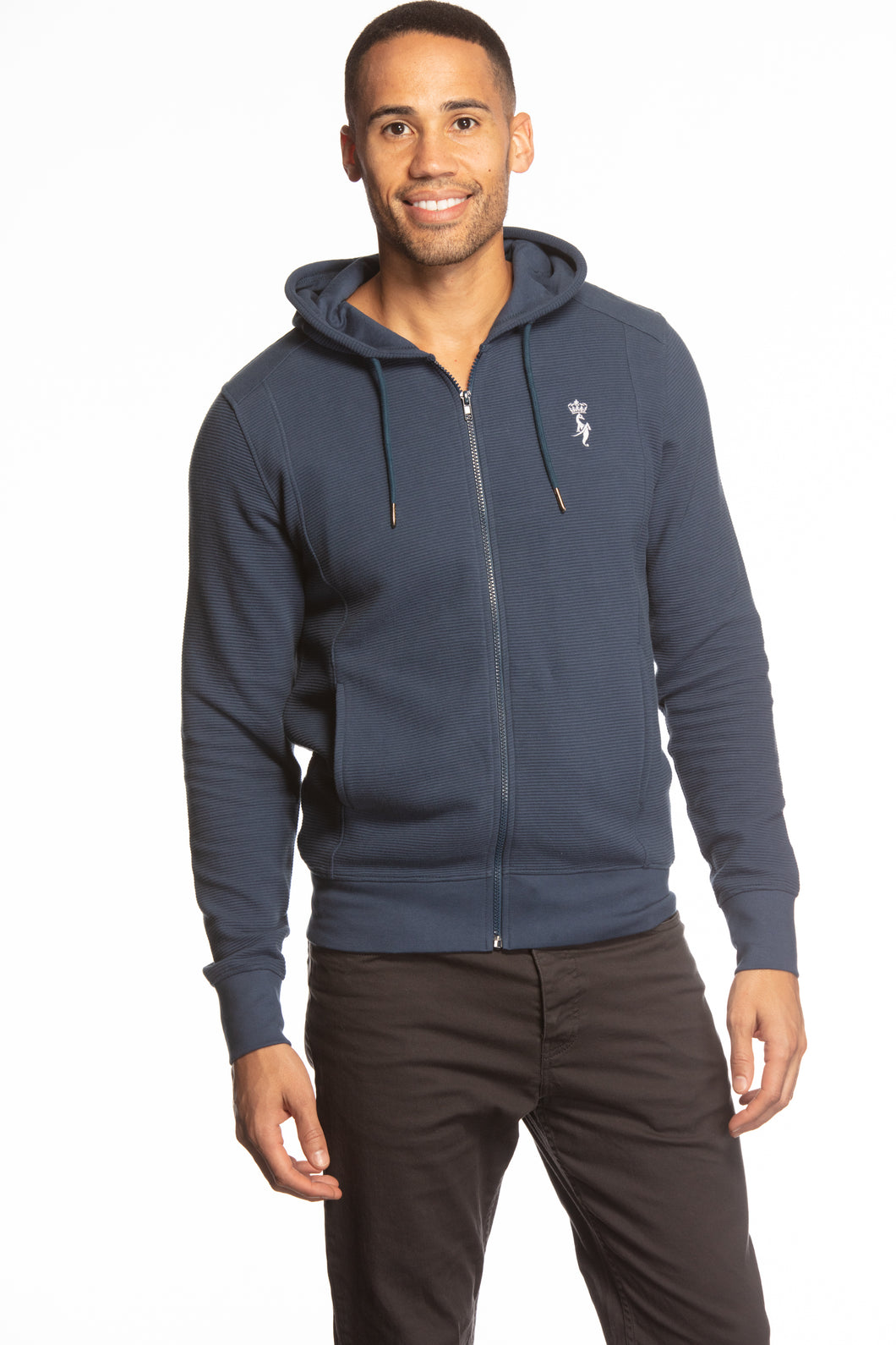 Men's Full-Sleeve - Full Zip hooded sports jacket