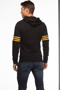 Men's full sleeve hooded t-shirt