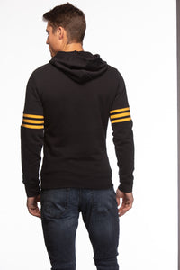 Men's full sleeve hooded t-shirt